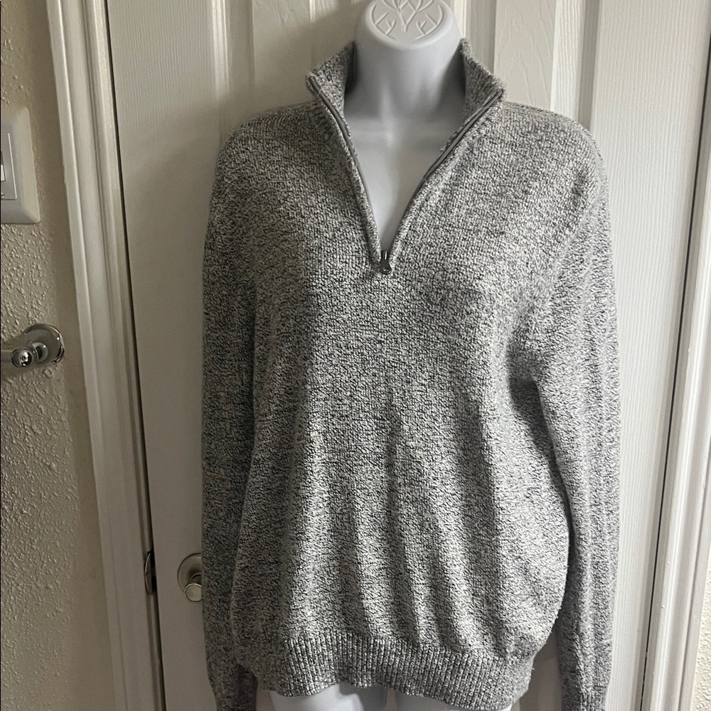 Croft & Barrow Gray Men’s Half-Zip Sweater